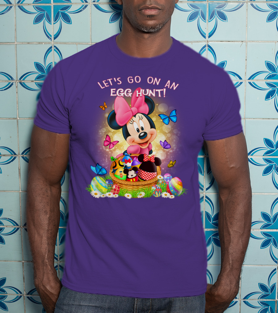 Let's Go On An Egg Hunt Minnie T-Shirt