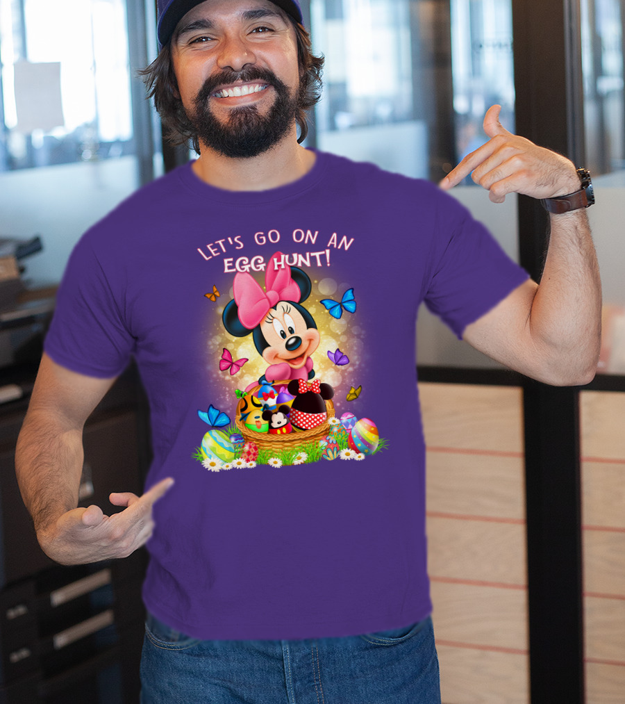 Let's Go On An Egg Hunt Minnie T-Shirt