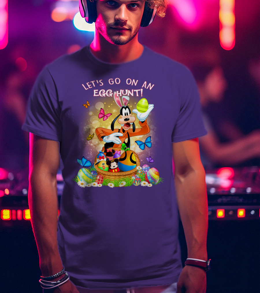 Goofy Let's Go On An Egg Hunt! T-Shirt