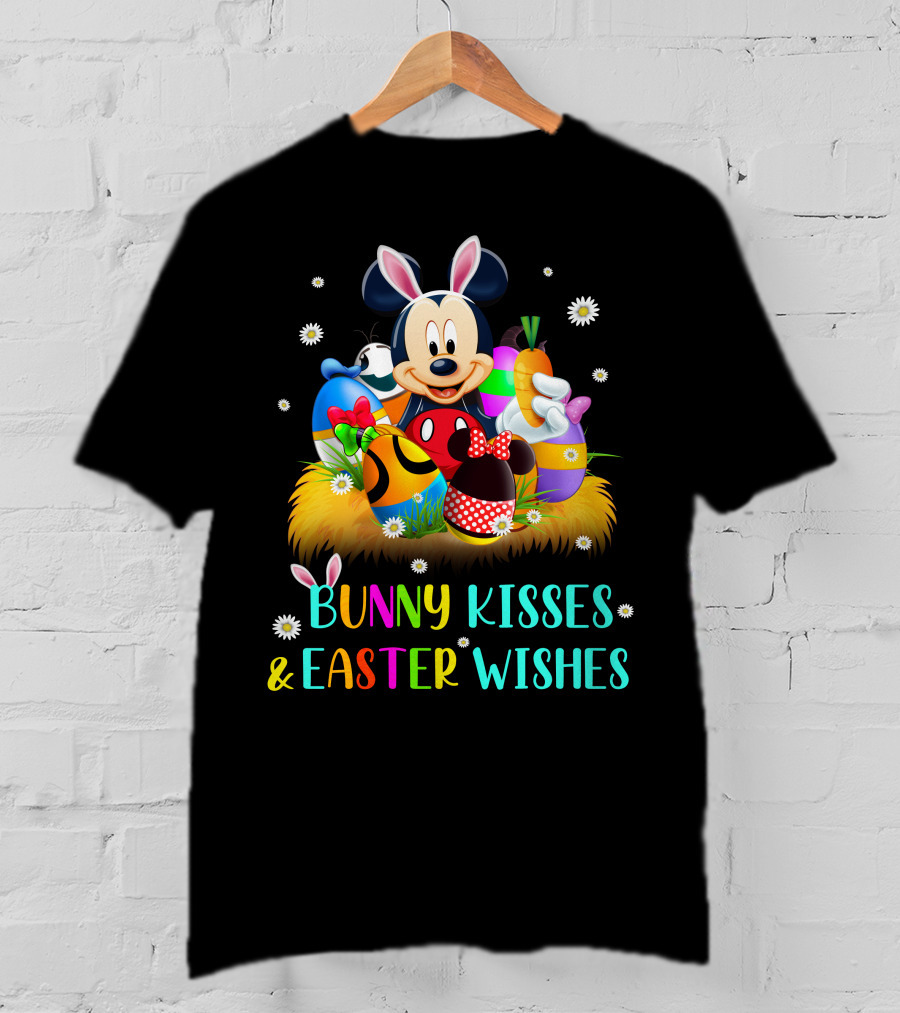 Mickey Bunny Kisses & Easter Wishes T-Shirt