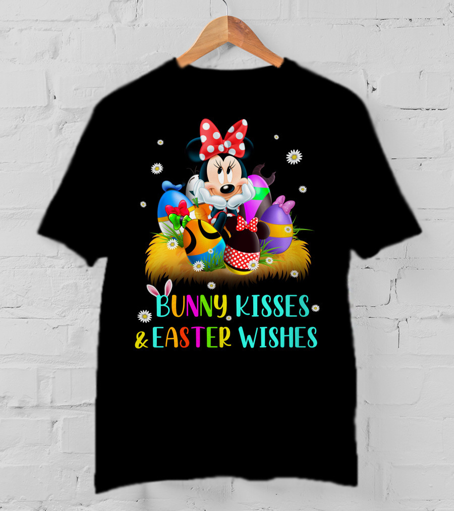 Minnie Bunny Kisses & Easter Wishes T-Shirt