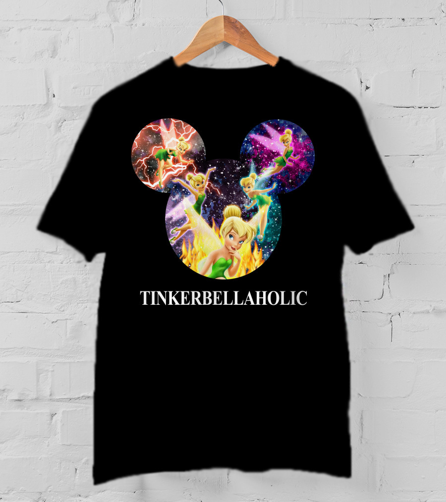 Tinkerbellaholic Tinkerbell Fantasy Galaxy Aura T-Shirt
