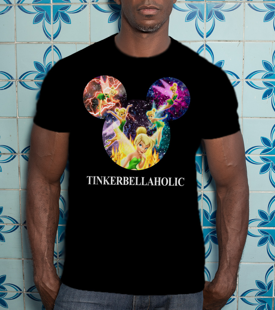 Tinkerbellaholic Tinkerbell Fantasy Galaxy Aura T-Shirt