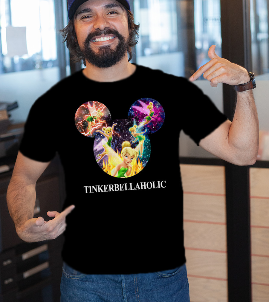Tinkerbellaholic Tinkerbell Fantasy Galaxy Aura T-Shirt