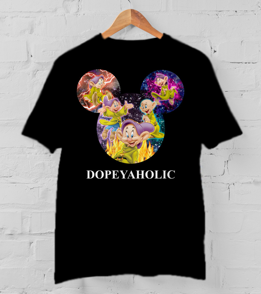 Dopeyaholic Mickey Mouse Ears Multiverse Dopey Wonderland T-Shirt