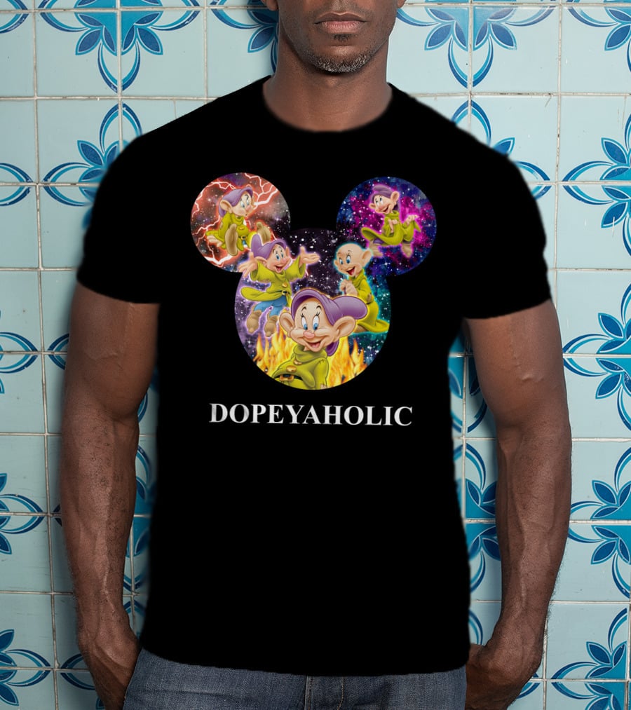 Dopeyaholic Mickey Mouse Ears Multiverse Dopey Wonderland T-Shirt