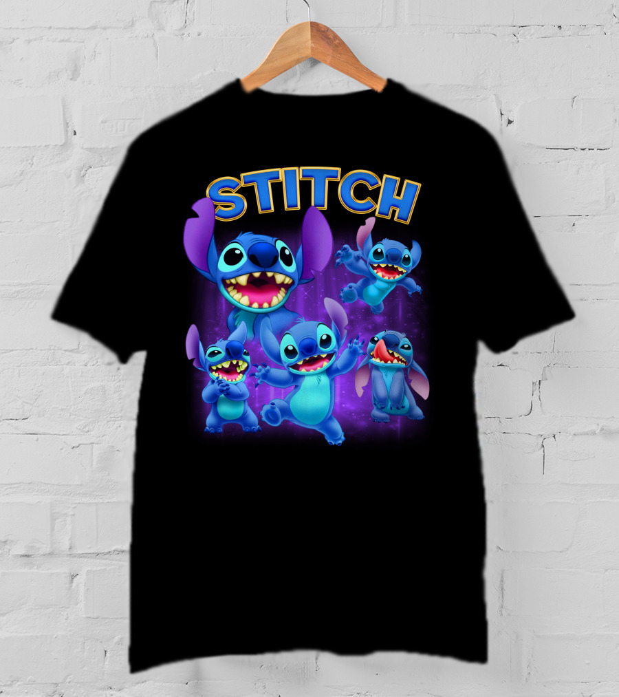 Stitch Lilo And Stitch Alien Character Expressions Collection T-Shirt