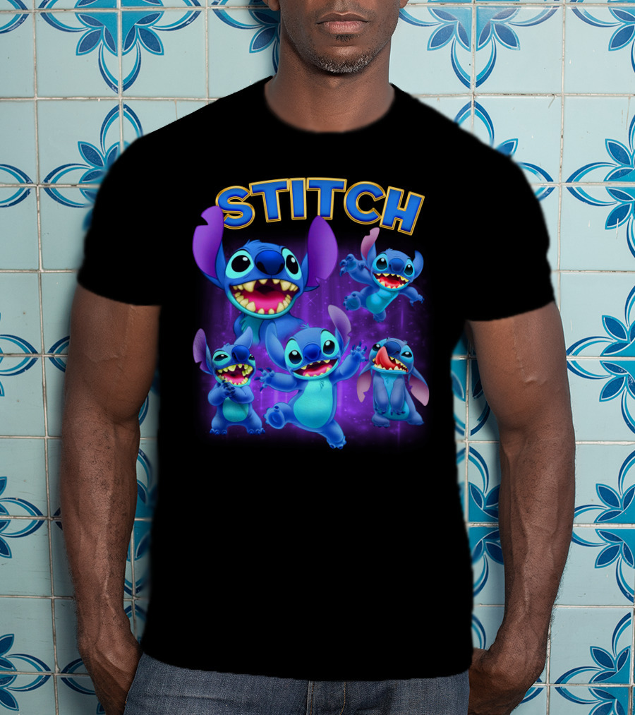Stitch Lilo And Stitch Alien Character Expressions Collection T-Shirt
