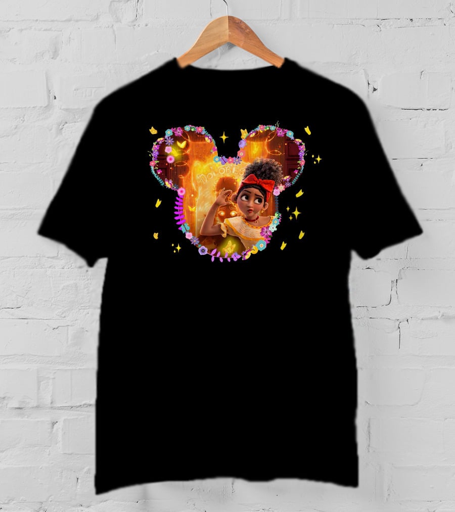 Dolores Encanto Mickey Ears Floral Magical Doorway T-Shirt