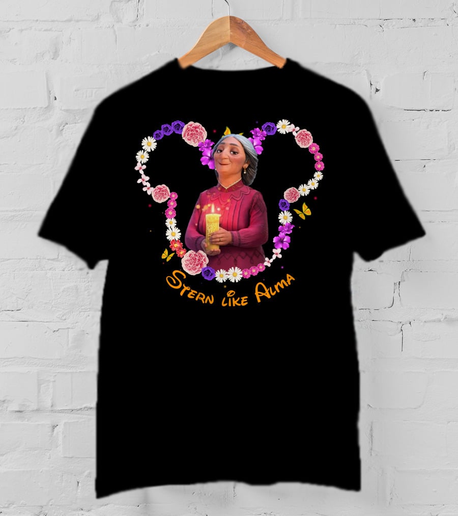 Stern Like Alma Encanto Inspired Floral Heart T-Shirt