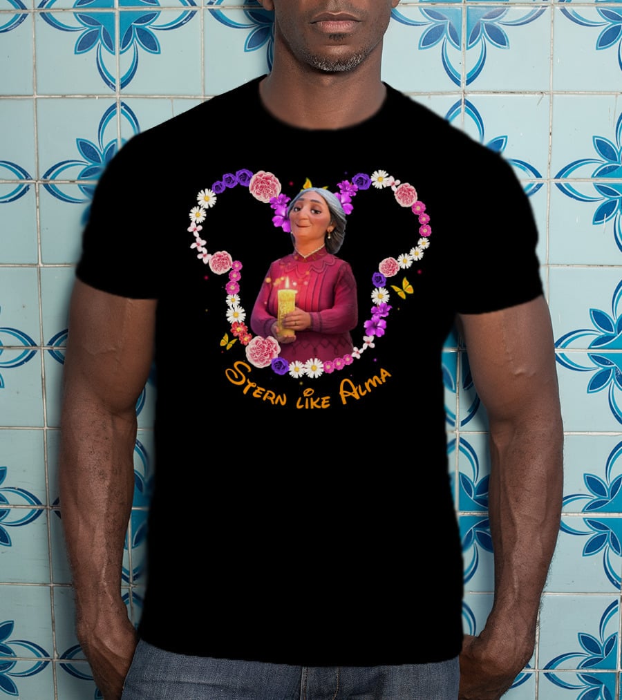 Stern Like Alma Encanto Inspired Floral Heart T-Shirt
