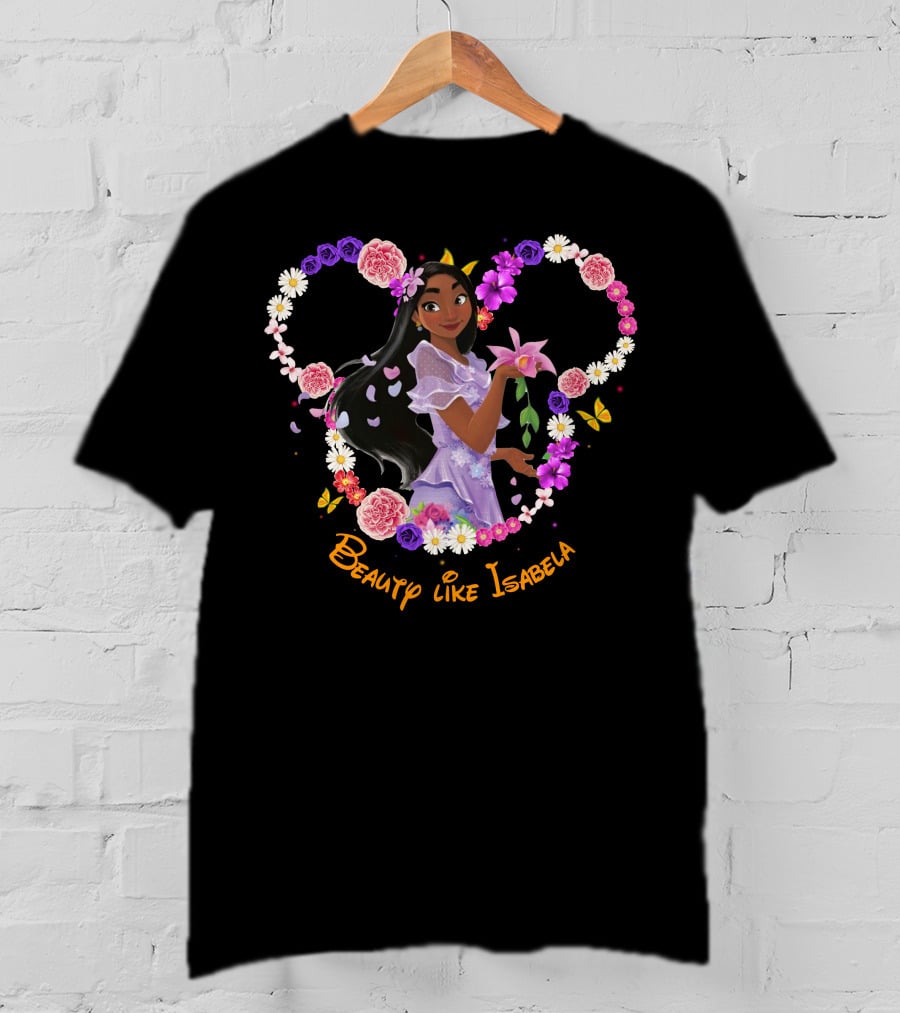 Beauty Like Isabela Encanto Floral Heart T-Shirt