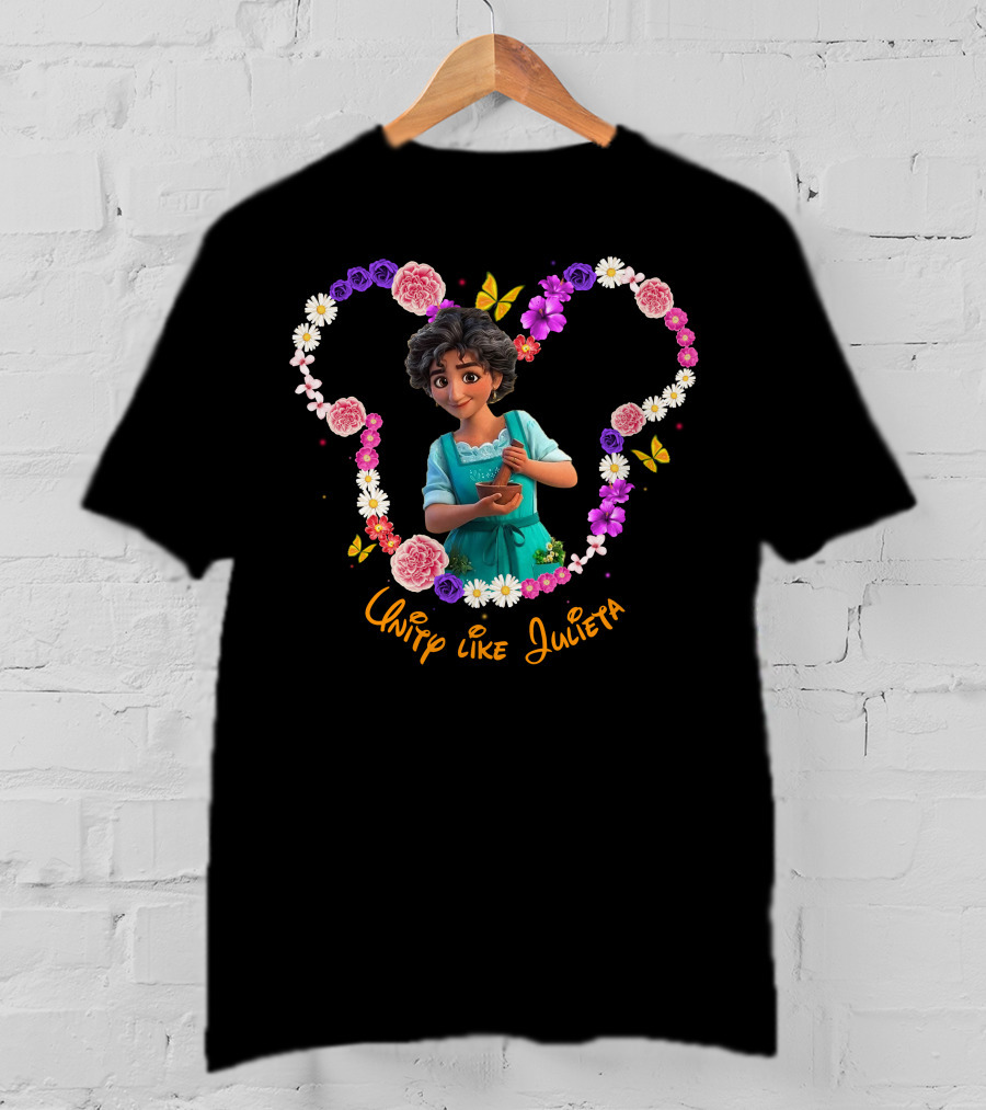 Unity Like Julieta Flower Heart Encanto Character T-Shirt