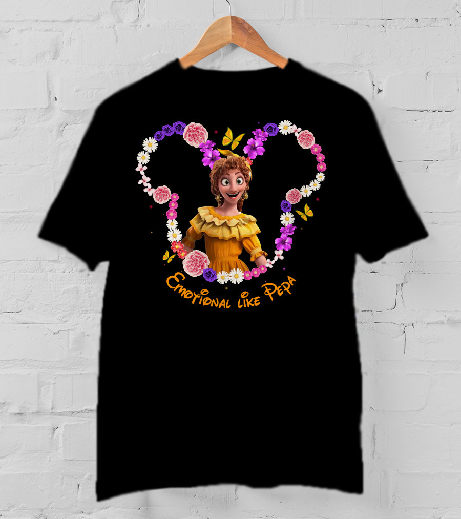 Emotional Like Pepa Flower Heart T-Shirt