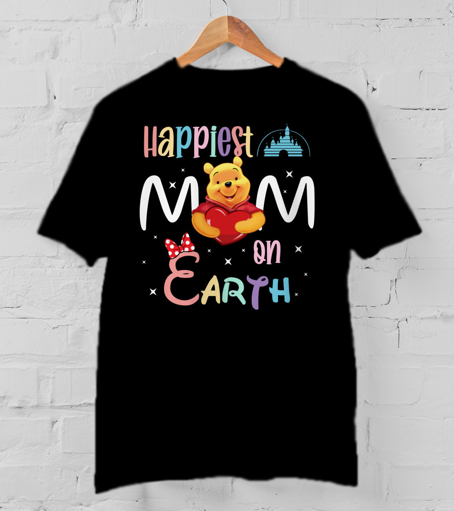Happiest Mom On Earth Pooh T-Shirt