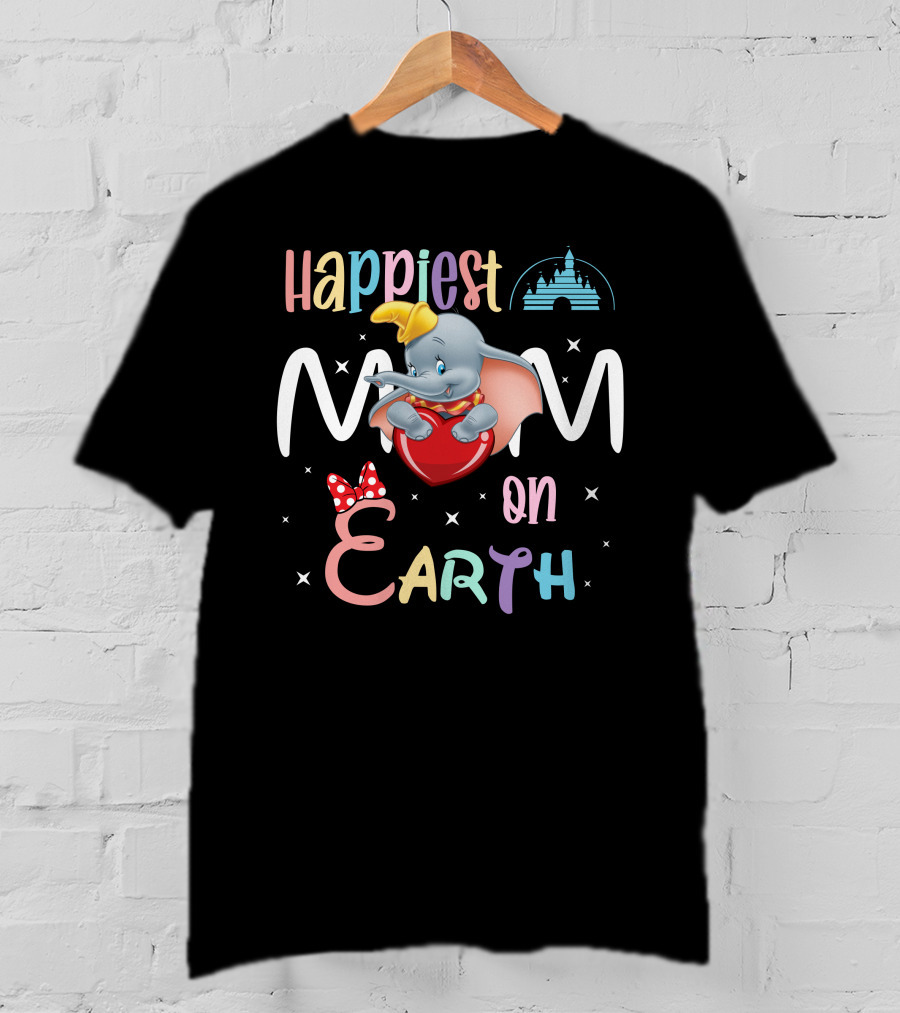 Happiest Mom On Earth Dumbo T-Shirt