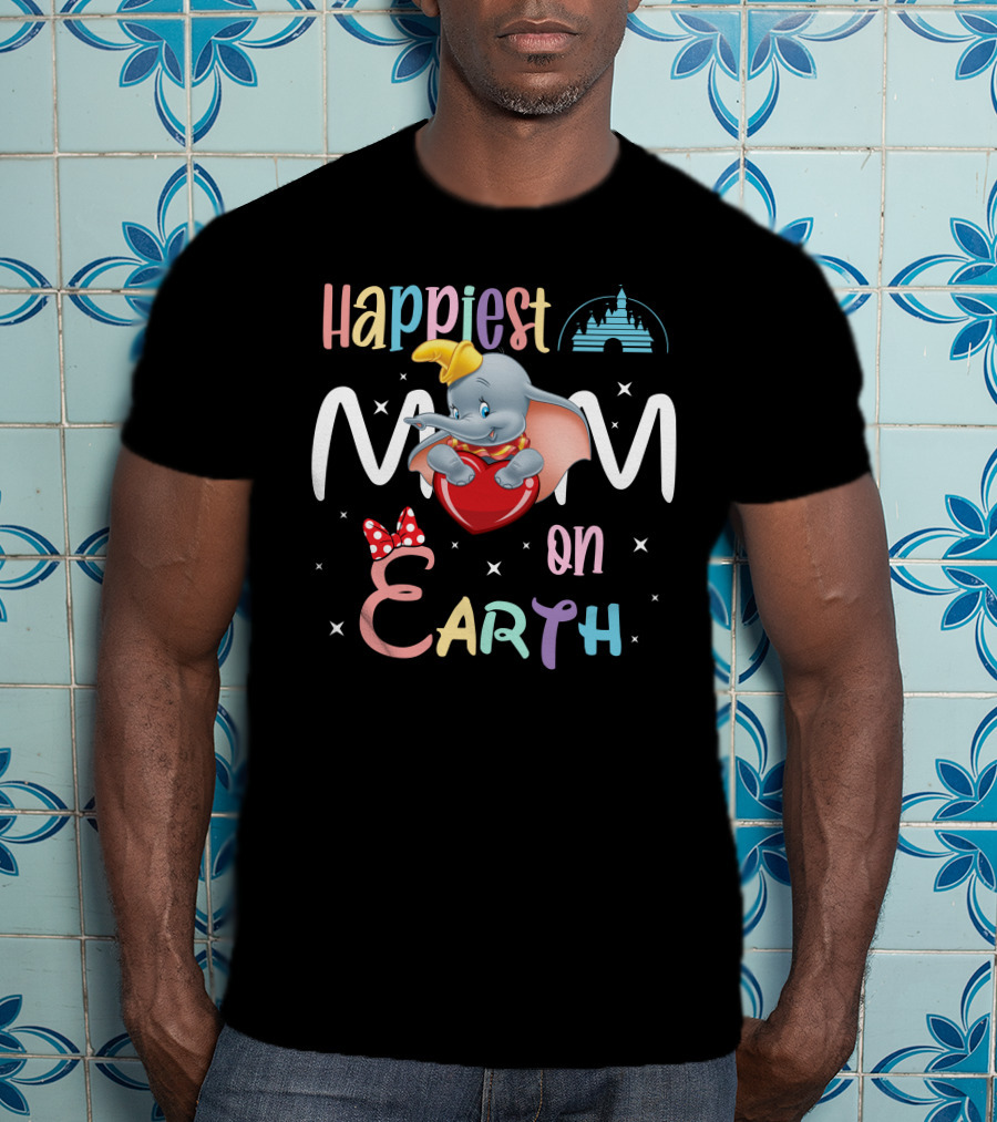 Happiest Mom On Earth Dumbo T-Shirt