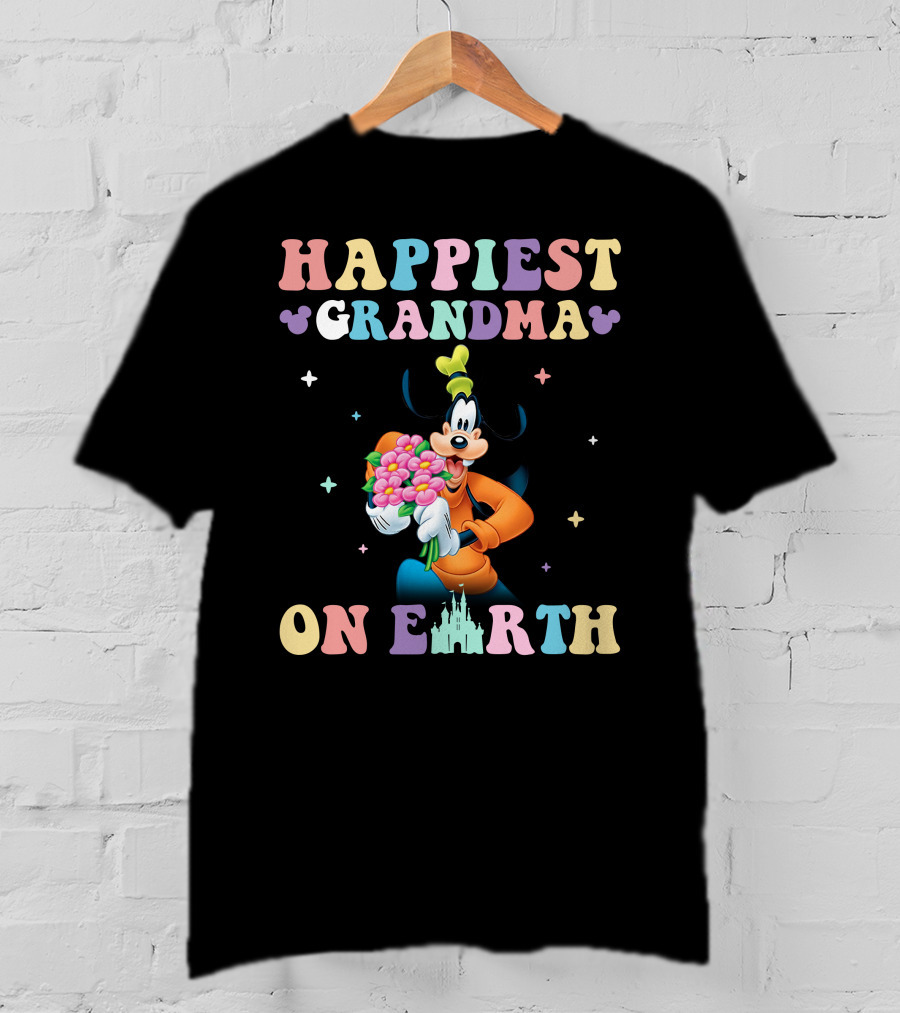 Happiest Grandma On Earth Goofy T-Shirt