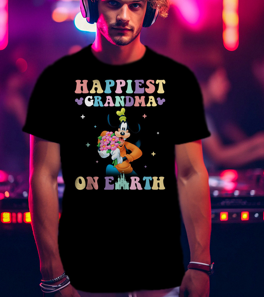 Happiest Grandma On Earth Goofy T-Shirt