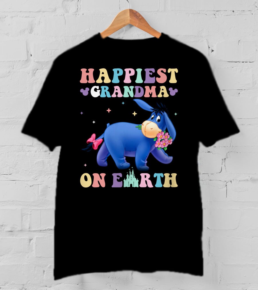 Happiest Grandma On Earth Eeyore T-Shirt