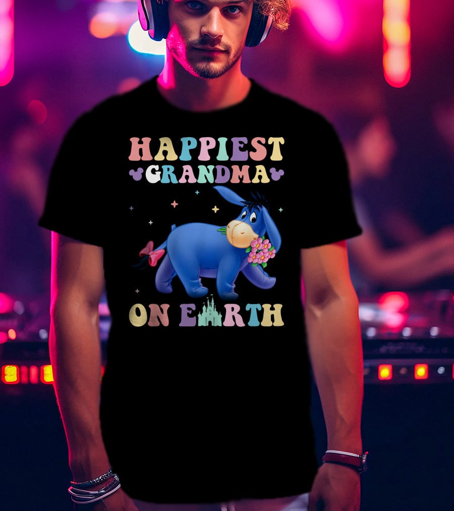 Happiest Grandma On Earth Eeyore T-Shirt