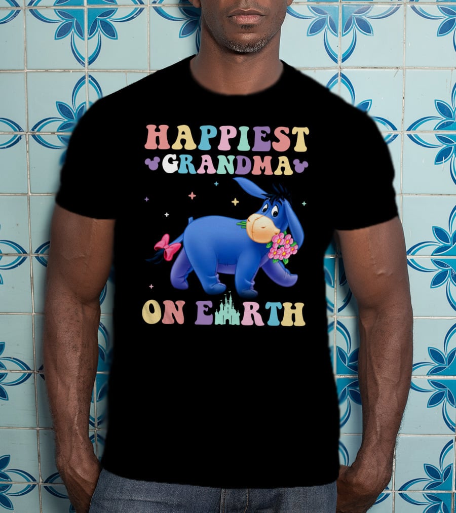 Happiest Grandma On Earth Eeyore T-Shirt