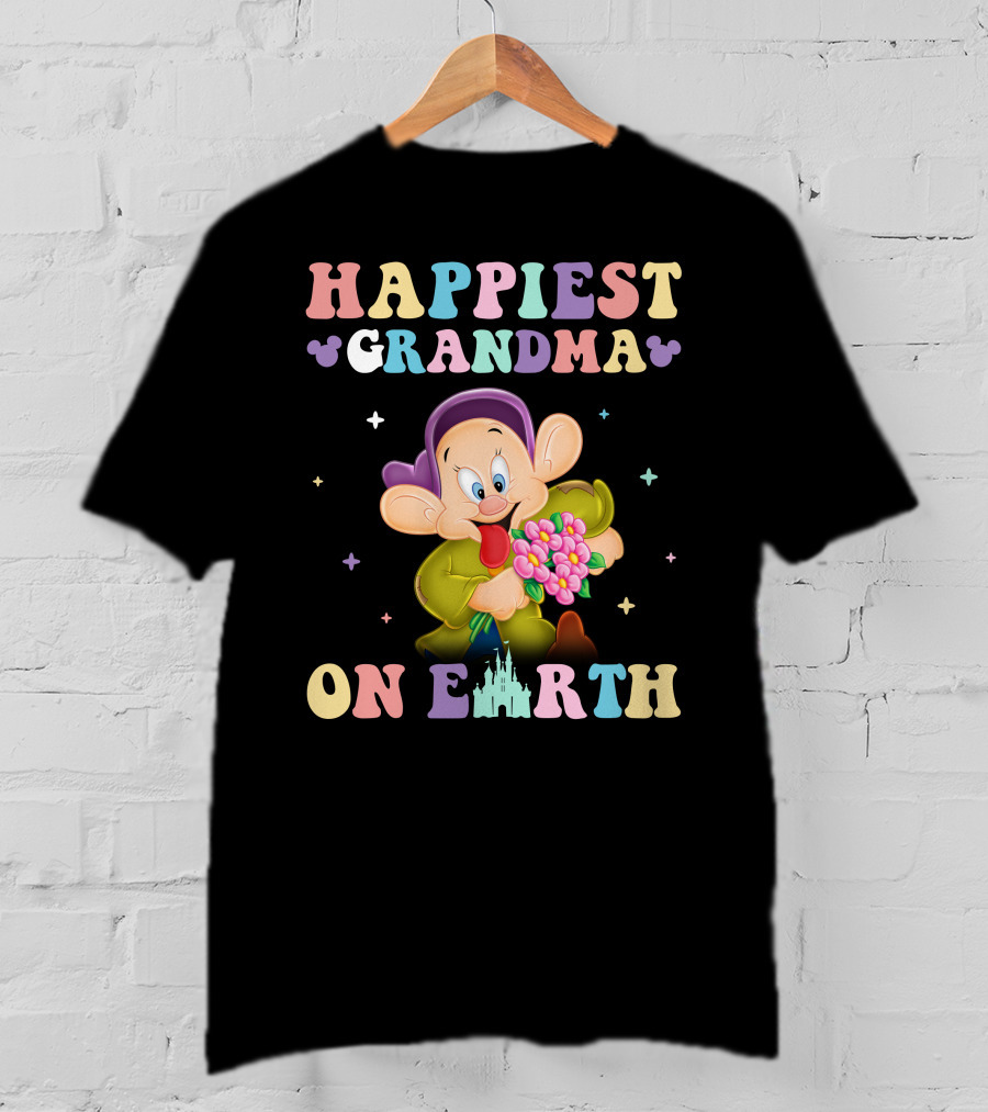 Happiest Grandma On Earth Dopey T-Shirt