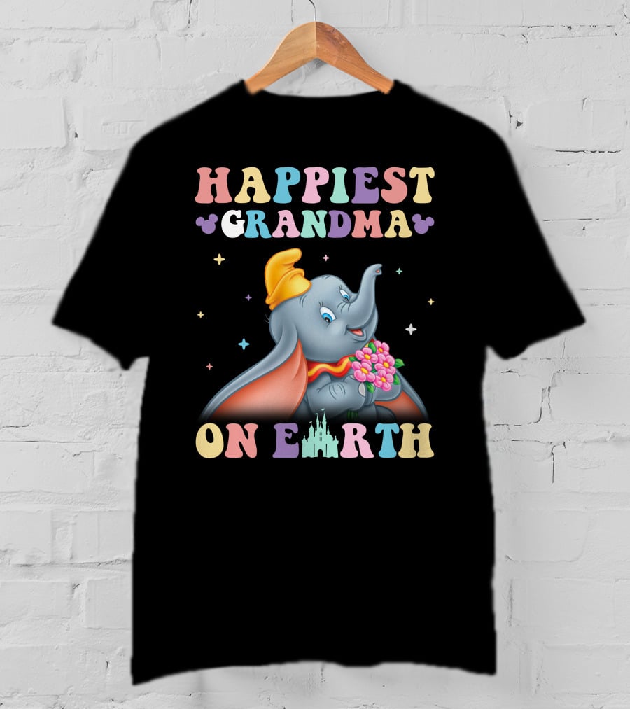 Dumbo Happiest Grandma On Earth T-Shirt