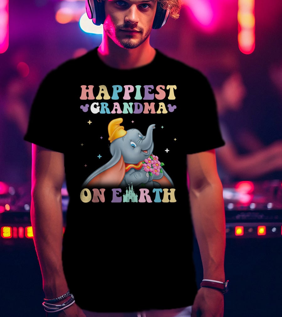 Dumbo Happiest Grandma On Earth T-Shirt