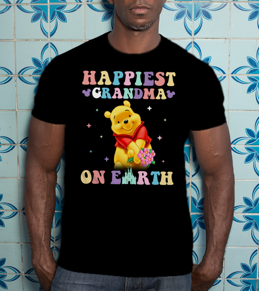 Happiest Grandma On Earth Winnie The Pooh Disney T-Shirt