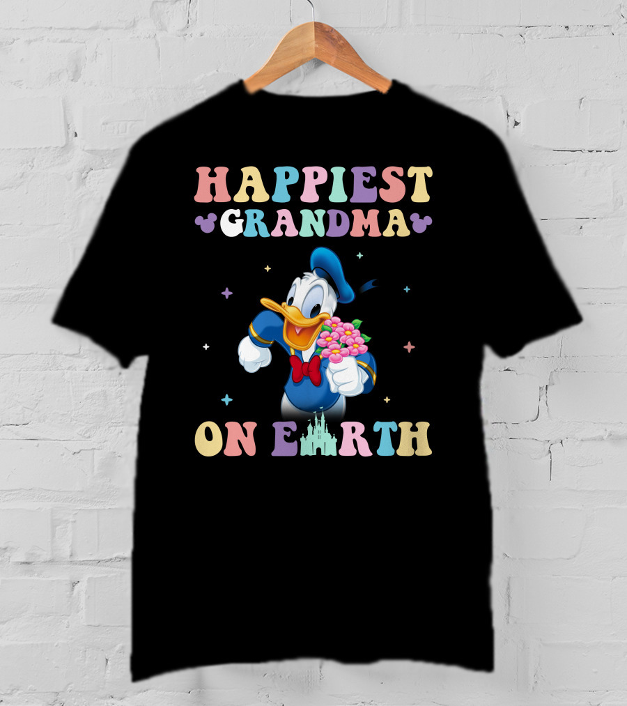 Happiest Grandma On Earth Donald T-Shirt