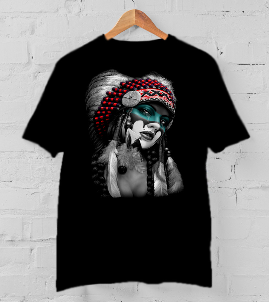 Fdsgdfg Native Inspired Headdress T-Shirt