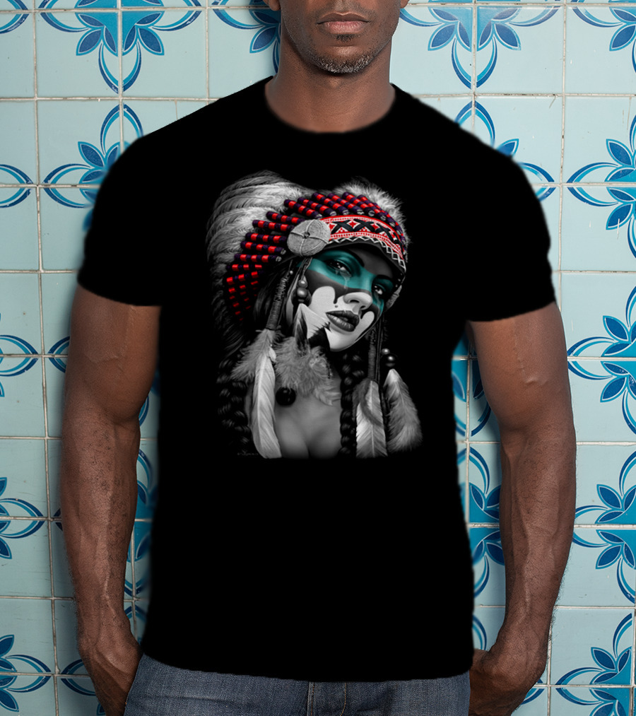 Fdsgdfg Native Inspired Headdress T-Shirt