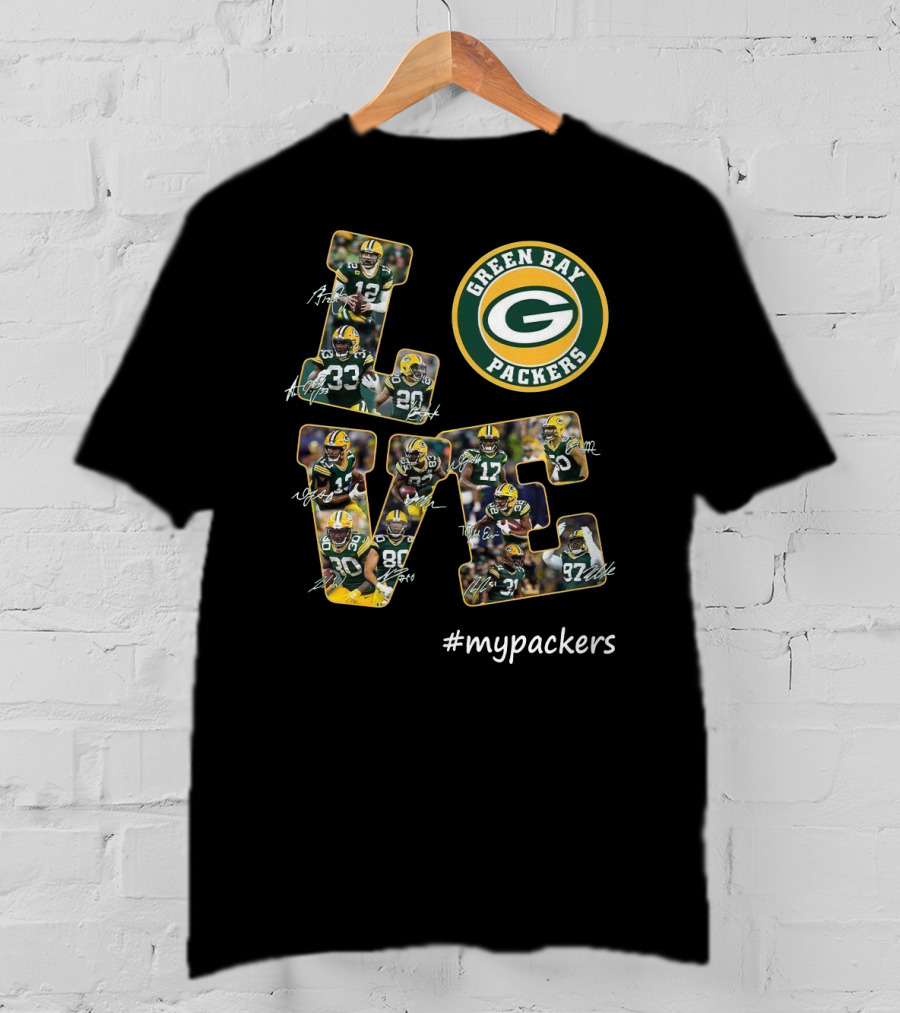Green Bay Packers Love #Mypackers T-Shirt