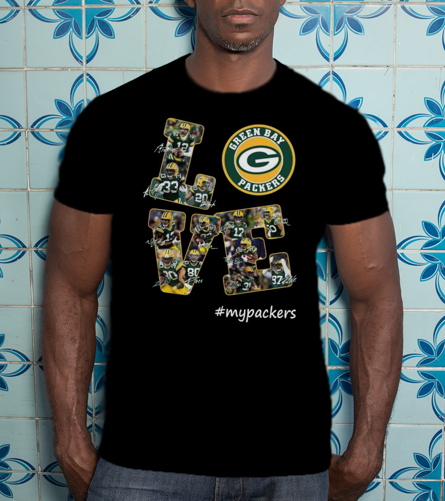 Green Bay Packers Love #Mypackers T-Shirt