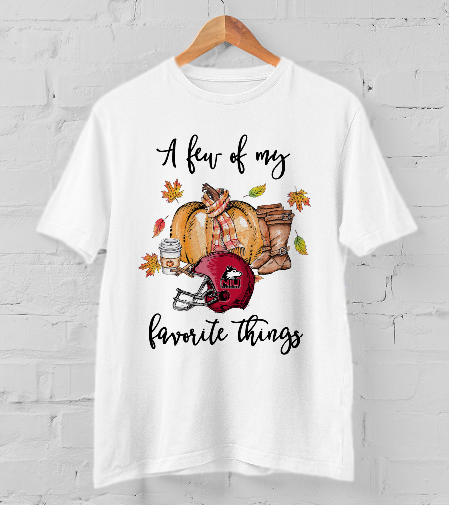 A Few Of My Favorite Things Northern Illinois Huskies Football Helmet T-Shirt