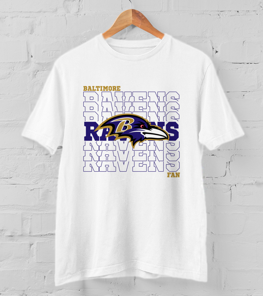 Baltimore Ravens Fan Ravens Ravens Ravens Ravens Ravens Ravens T-Shirt