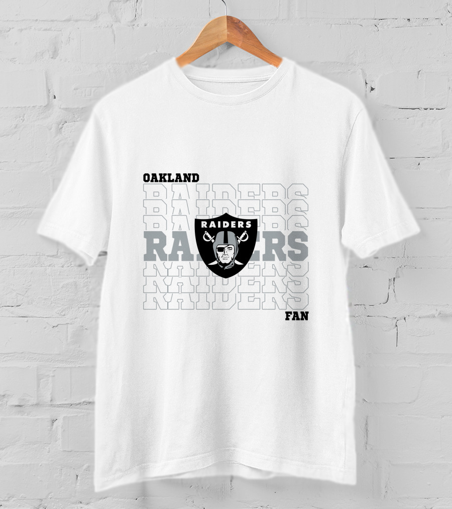Oakland Raiders Fan RAIDERS RAIDERS RAIDERS T-Shirt