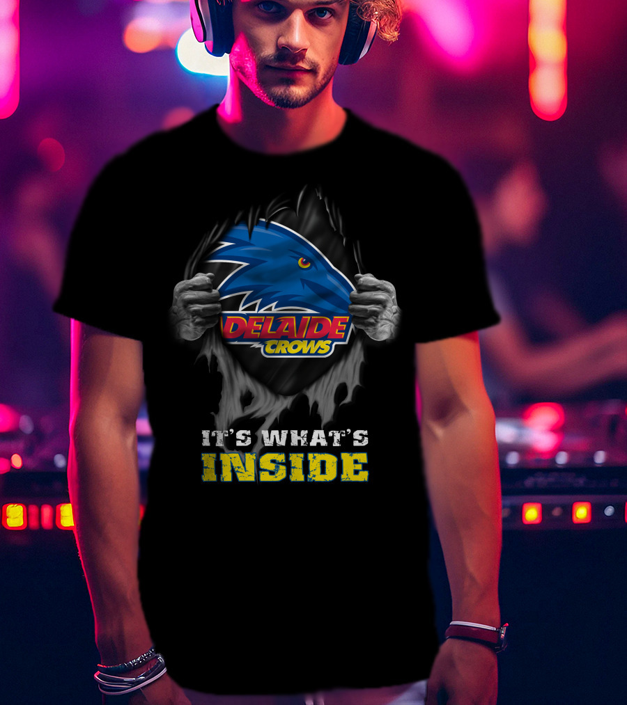 It's What's Inside Adelaide Crows Logo Burst T-Shirt