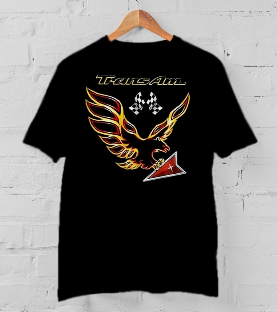 Trans Am Firebird Racing Checkered Flags T-Shirt