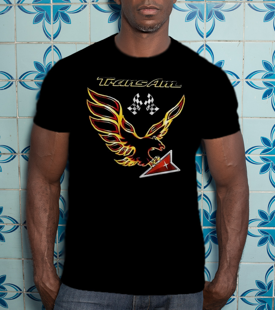 Trans Am Firebird Racing Checkered Flags T-Shirt