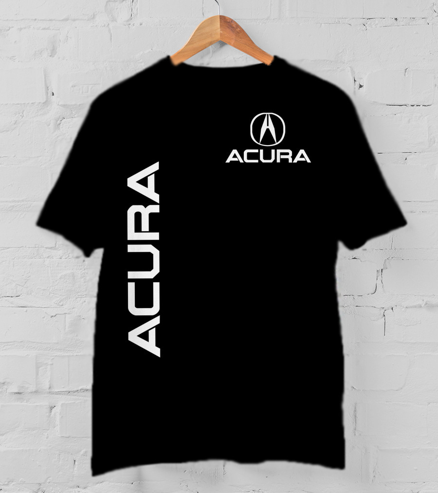 ACURA Acura Emblem Vertical And Horizontal Branding T-Shirt