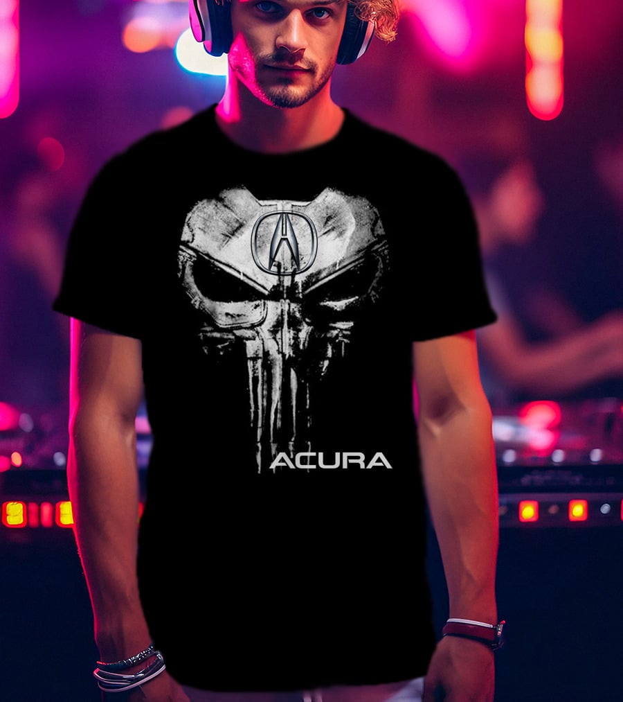 ACURA PUNISHER Skull Logo Fusion T-Shirt