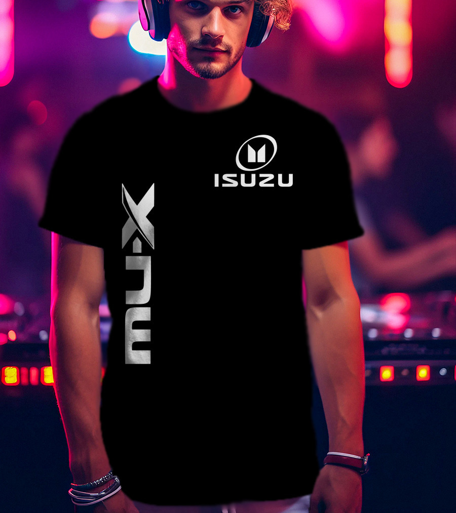 ISUZU MU-X Vertical Logo With Iconic T-Shirt
