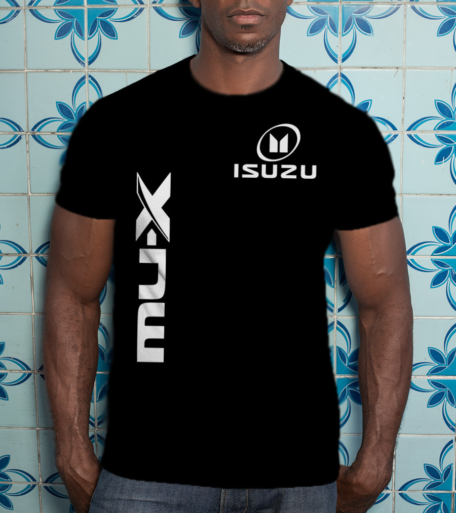 ISUZU MU-X Vertical Logo With Iconic T-Shirt