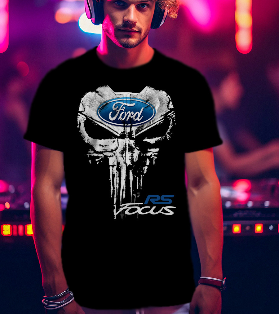 Ford Focus RS Punisher Skull T-Shirt