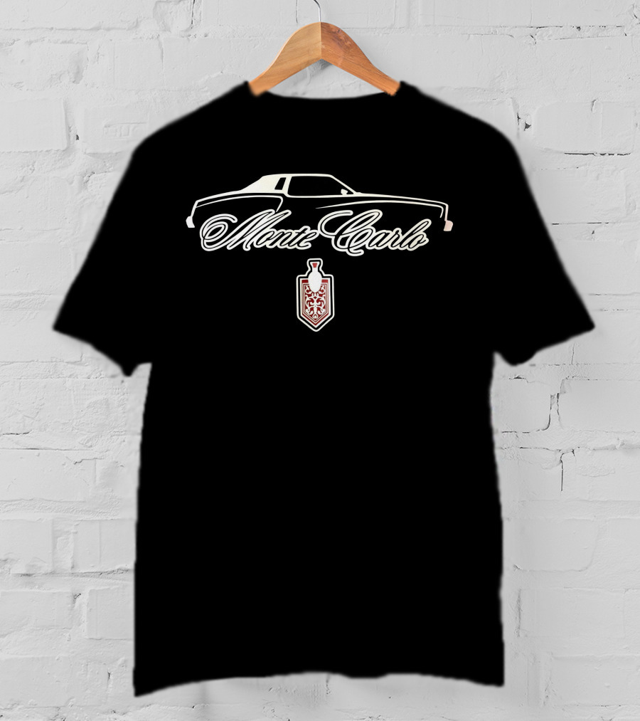 Monte Carlo Classic Car Emblem T-Shirt