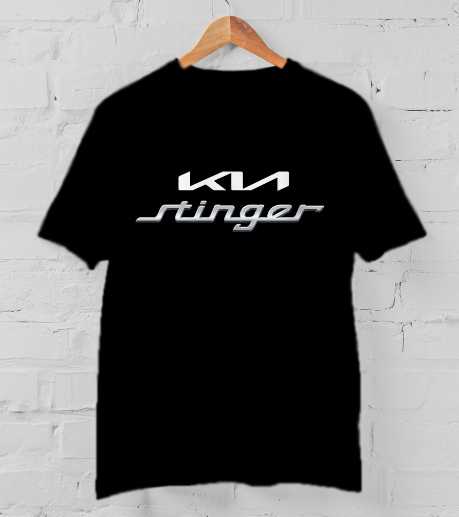 KIA Stinger Logo Automotive Branding T-Shirt