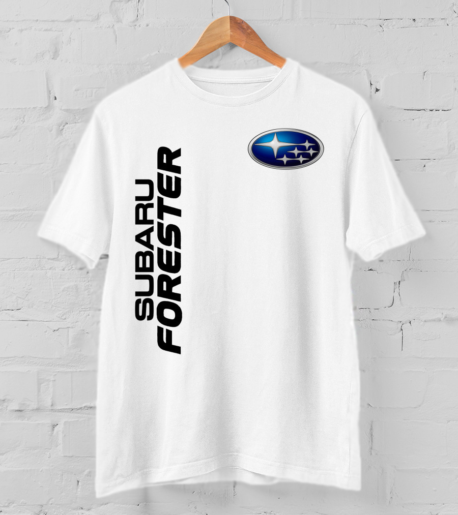 SUBARU FORESTER Logo Oval Badge T-Shirt