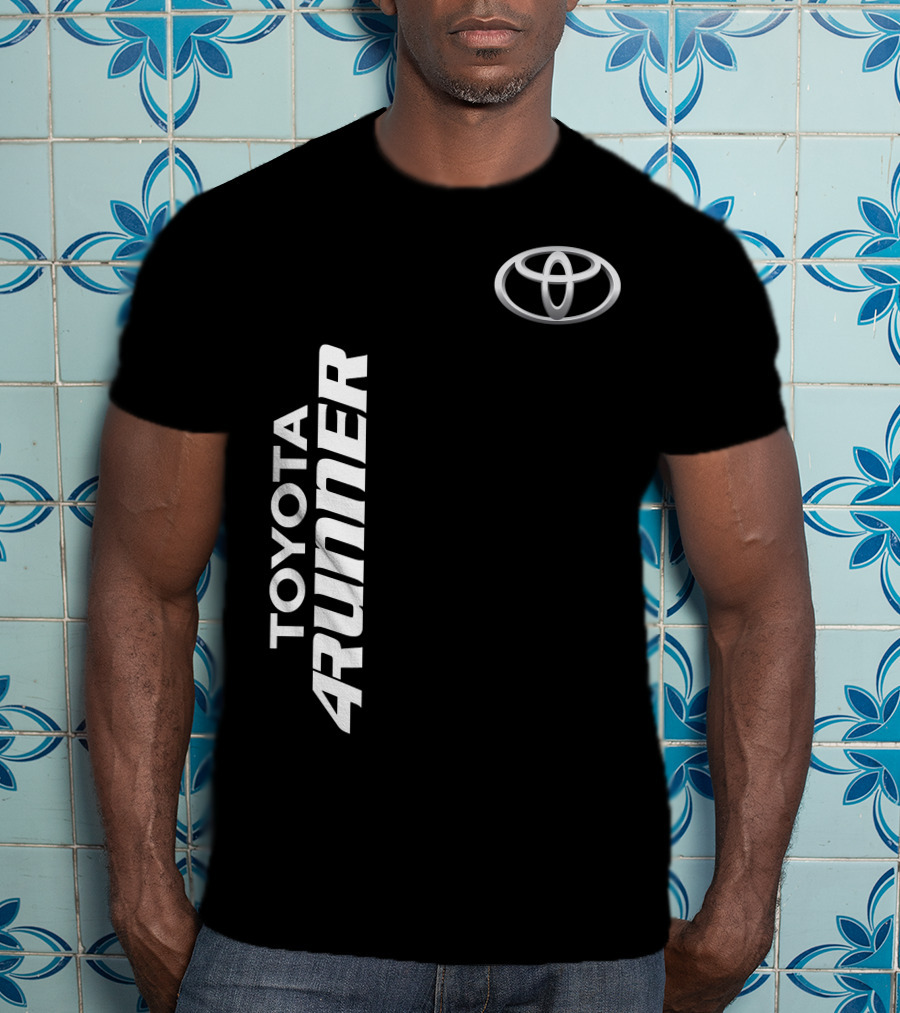 TOYOTA 4RUNNER Vertical Text With Toyota T-Shirt